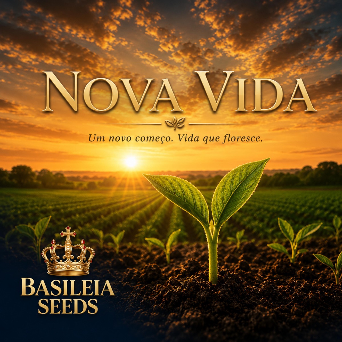 Capa do álbum Nova Vida de Basileia Seeds