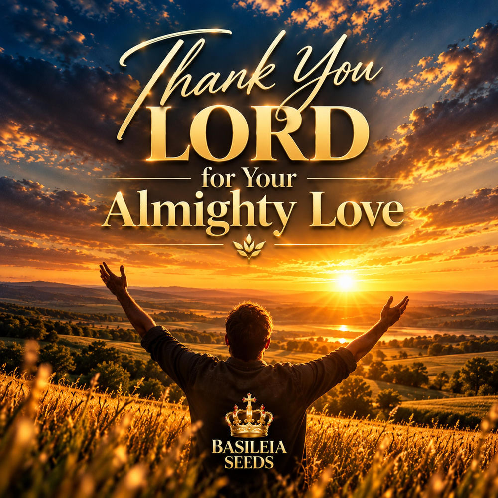 Capa do single Thank You Lord for Your Almighty Love de Basileia Seeds